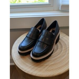 Dolce Vita Black Platform Loafers